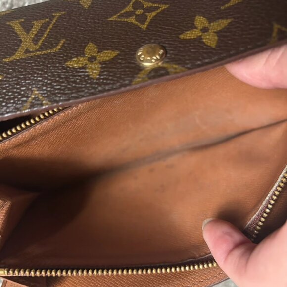 Auth Louis Vuitton Sarah wallet - Picture 5 of 6